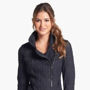 Zella Z Stretch Moto Jacket Size Large